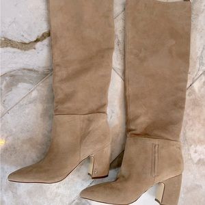 Sam Edelman Heeled Suede Pull-on Boot size 9.5 US